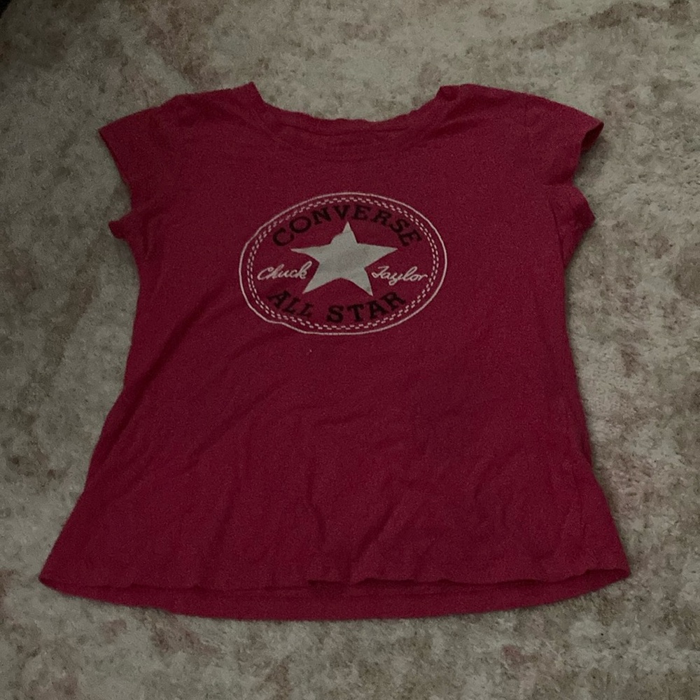 Converse shirt girls size 10